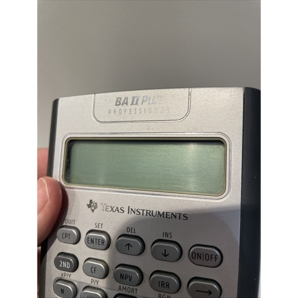 Texas Instruments BA II 2 Plus Professional Business Analyst Calculator Tested - Picture 5 of 6